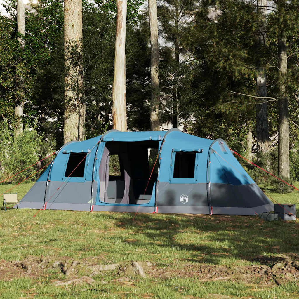 Familienzelt Blau 564 x 240 x 205 cm - Wasserdicht und Tragbar