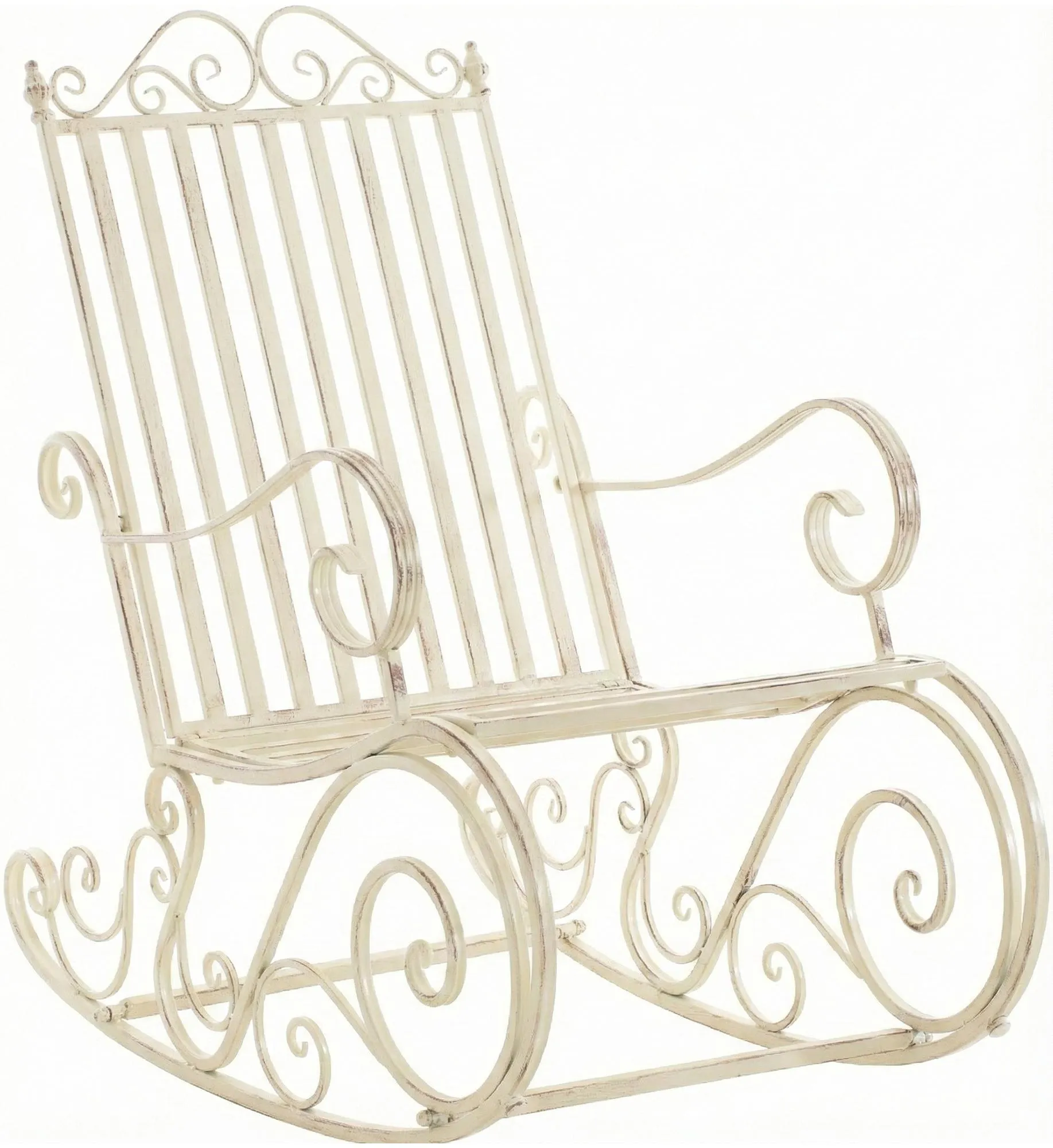 Schaukelstuhl Smilla 94x56x90 cm antik-creme