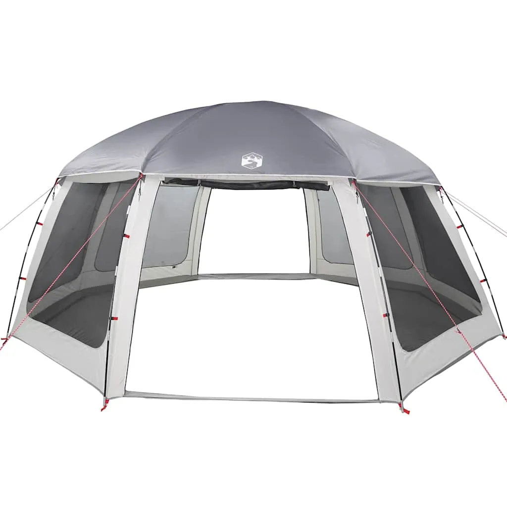 Poolzelt Grau 612 x 612 x 285 cm - Wasserdicht und Tragbar
