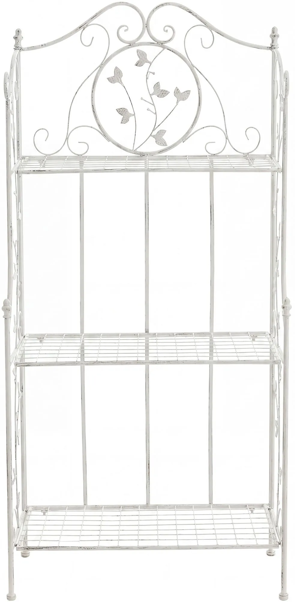 Standregal Reus 118x58x33 cm antik weiß