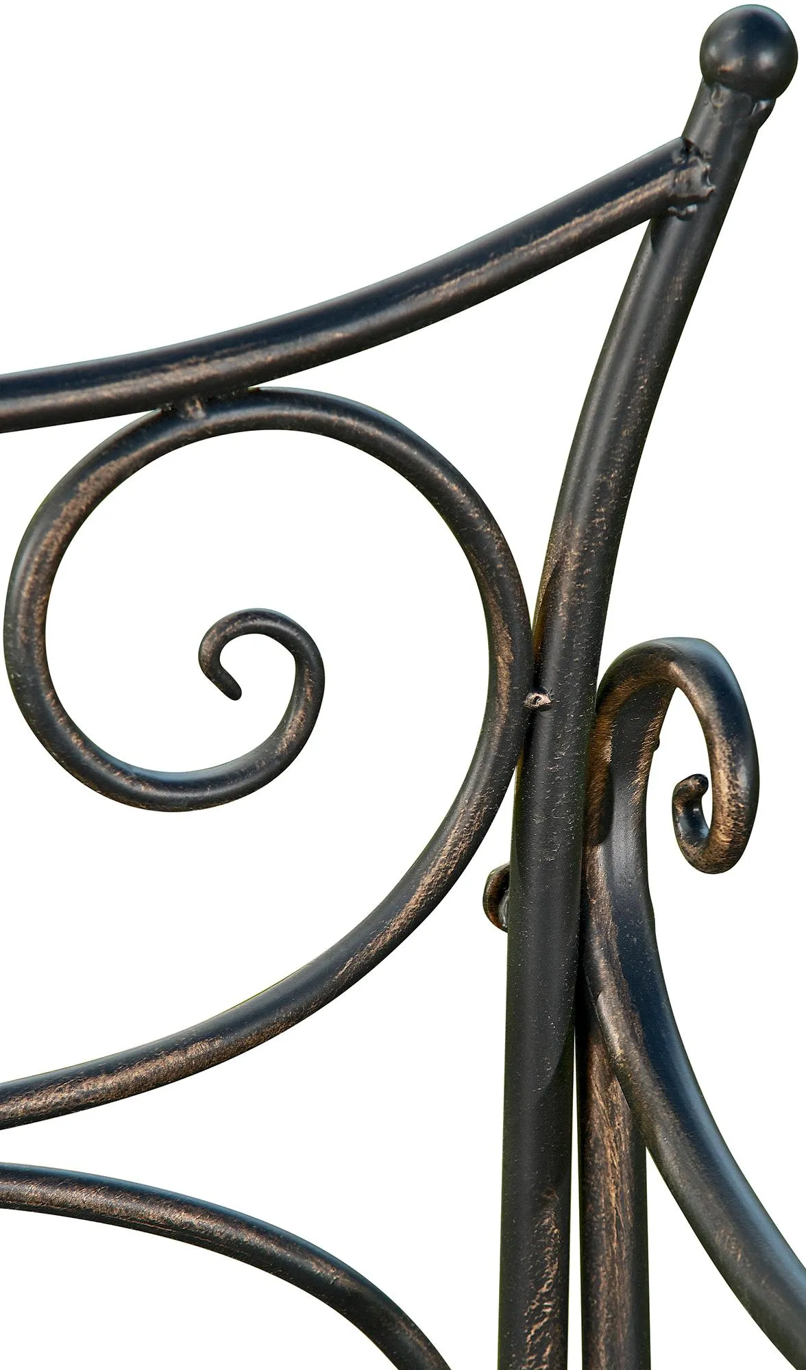 Gartenbank Tara 113x47x89 cm Bronze