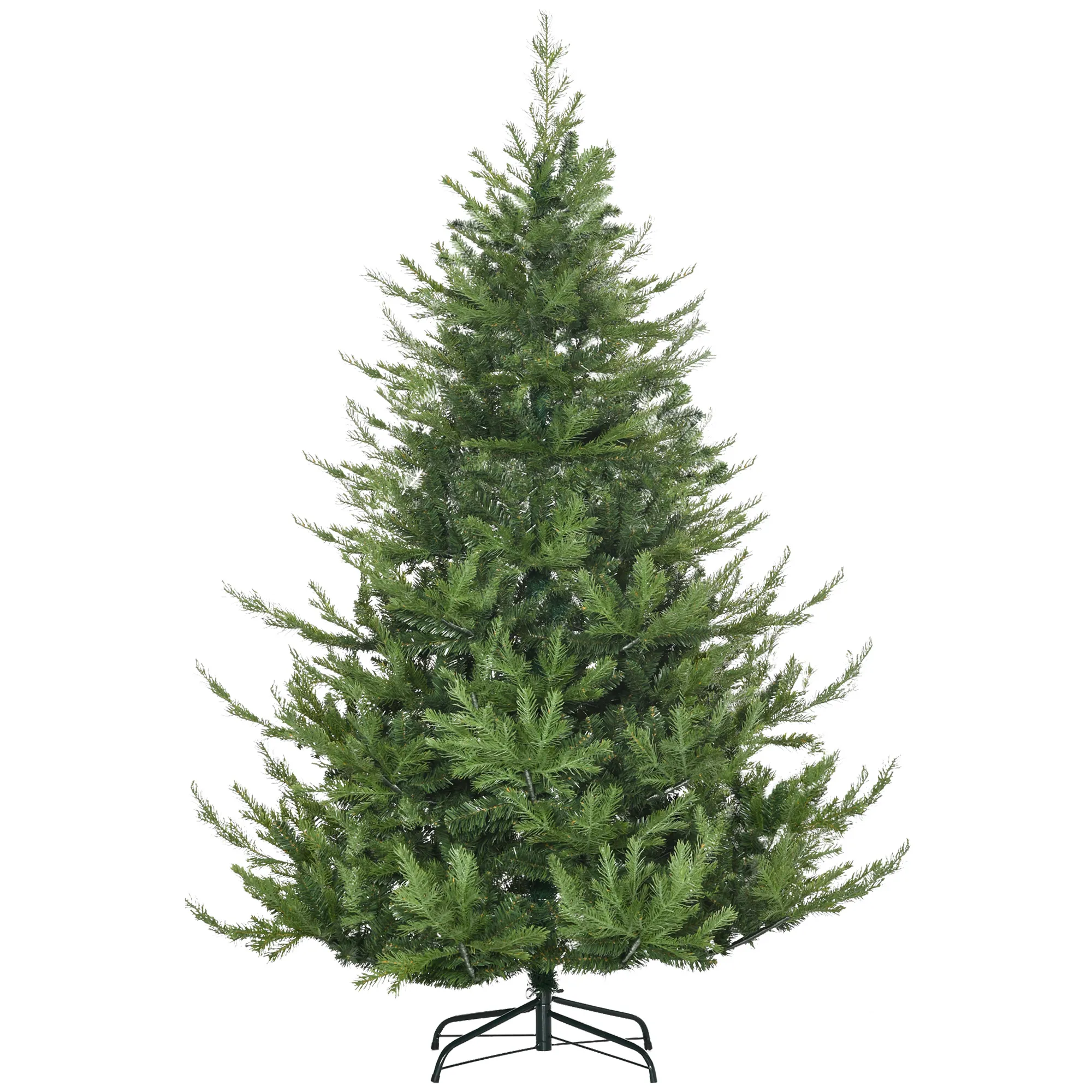 Kunsttanne Weihnachtsbaum realistisch Kunststoff Grün 180 cm