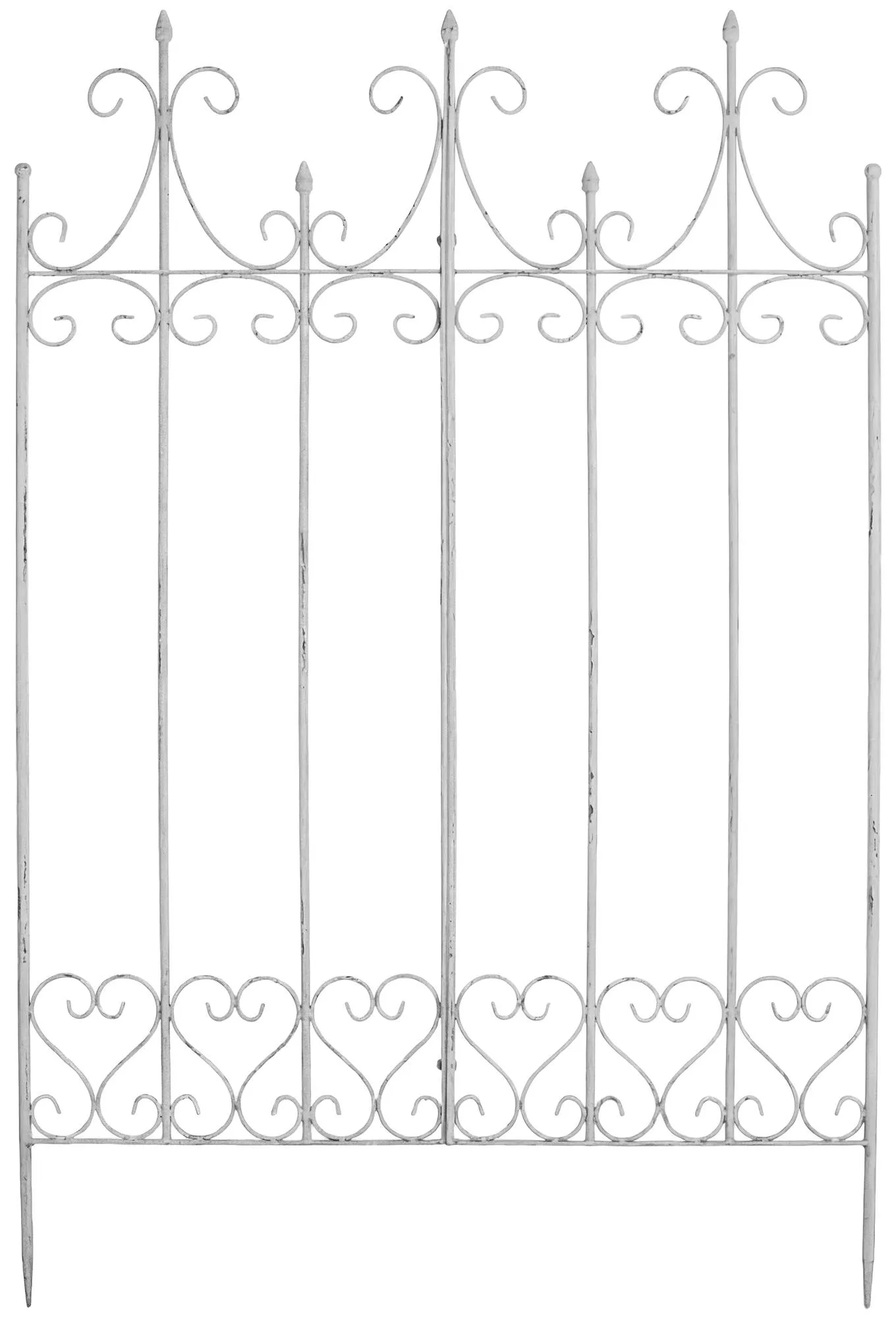 Rankgitter Flieder 100x150 cm antik weiß