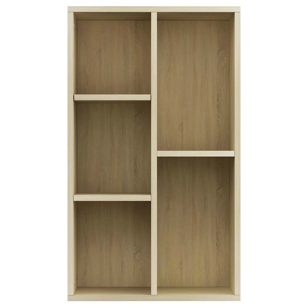 Bücherregal Sonoma-Eiche 50 x 25 x 80 cm aus Holzwerkstoff