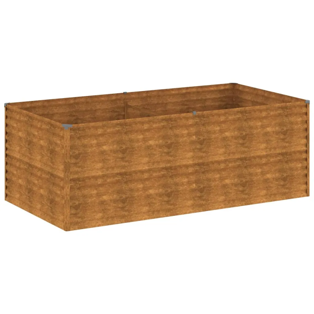 Hochbeet 196x100x69 cm Cortenstahl