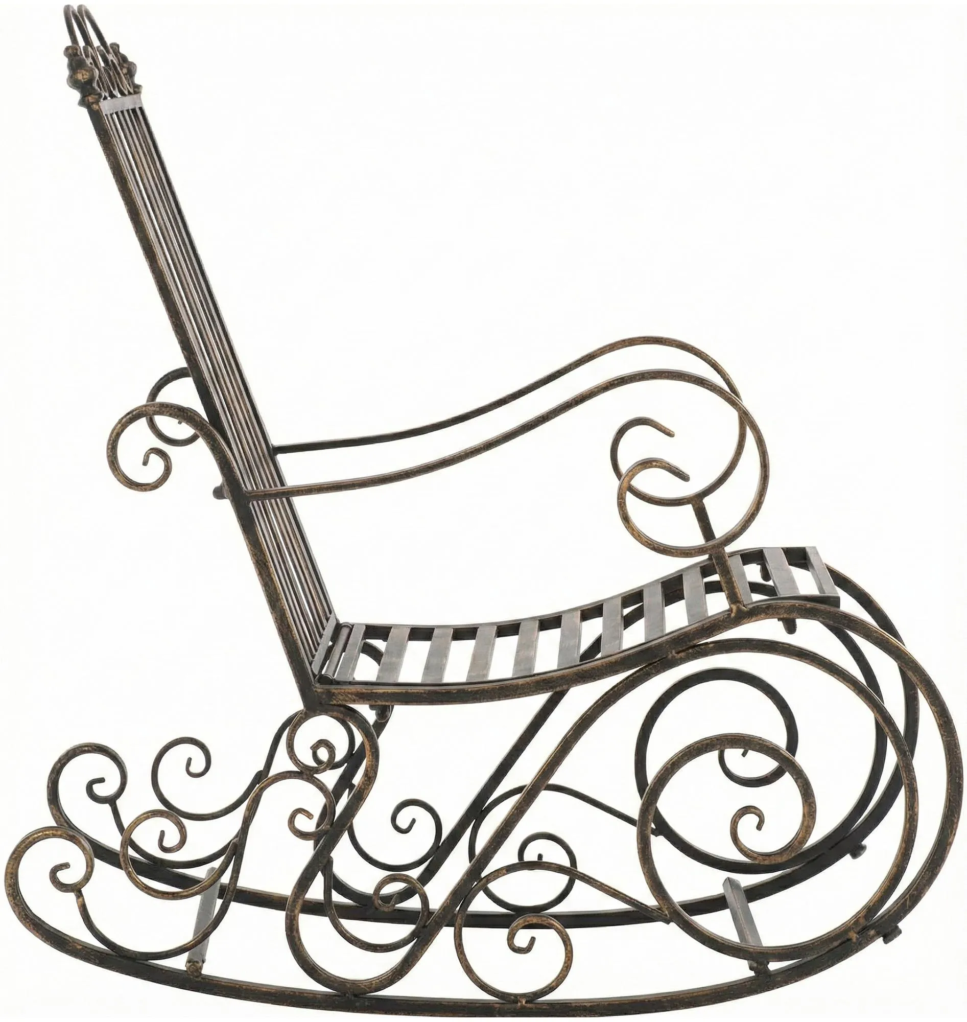Schaukelstuhl Smilla 94x56x90 cm Bronze