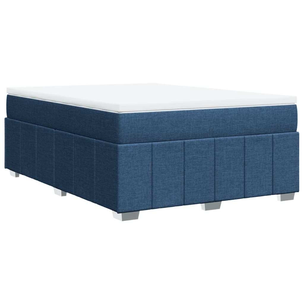 Boxspringbett Taschenfederkernmatratze 140x200 cm Blau