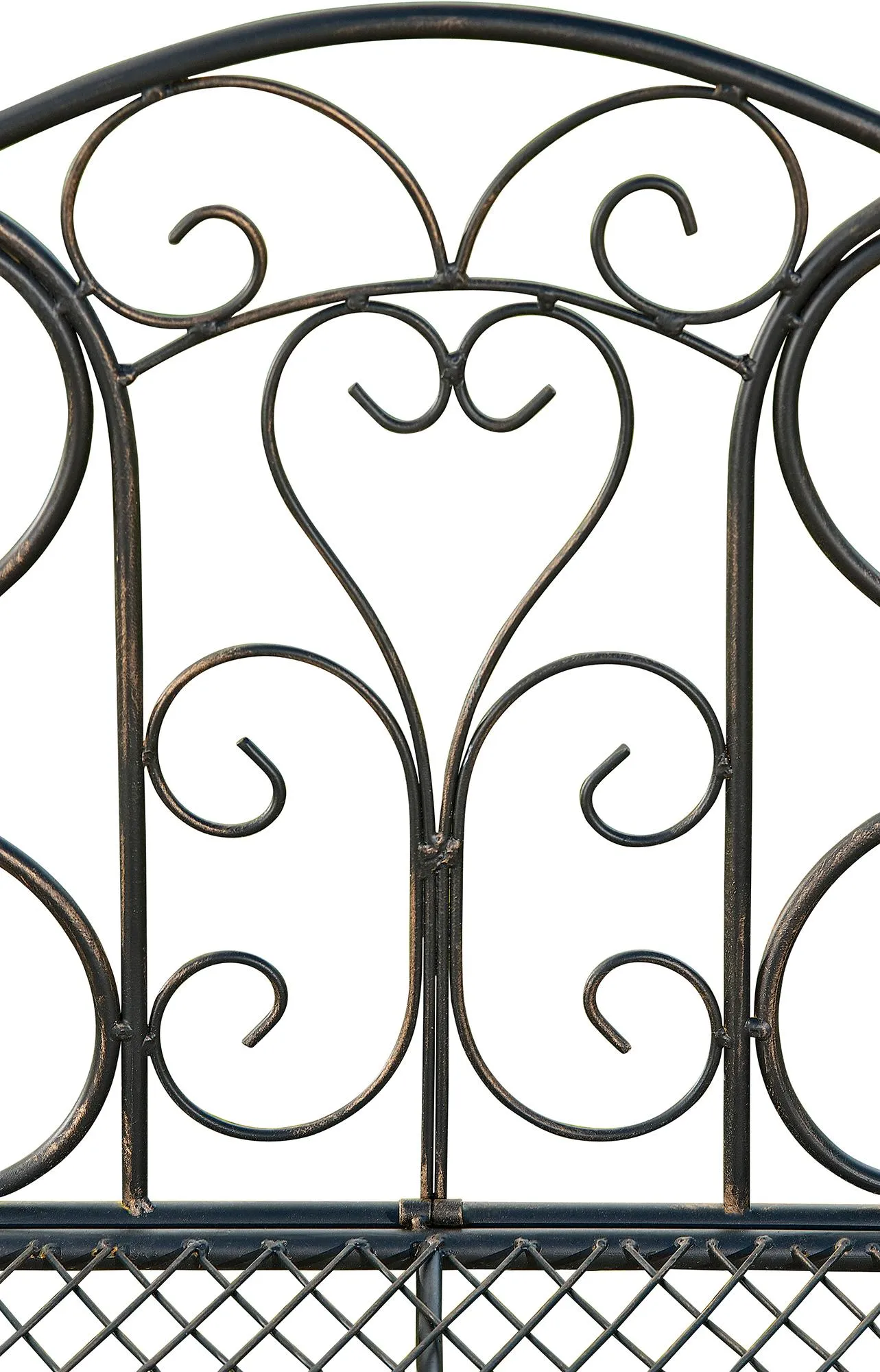 Gartenbank Tara 113x47x89 cm Bronze