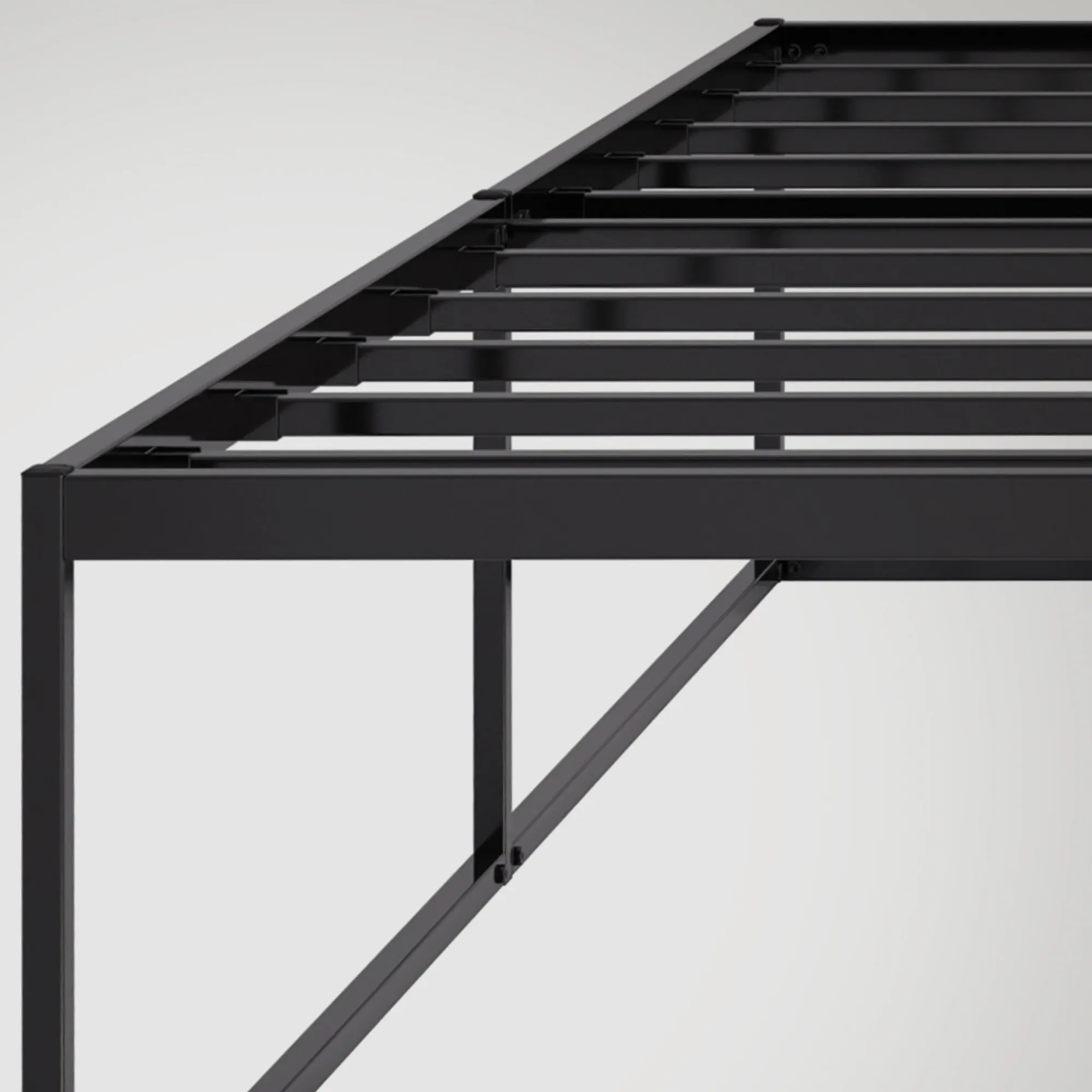 Metallbett Scala 205,5 x 205,5 x 46,5 cm schwarz