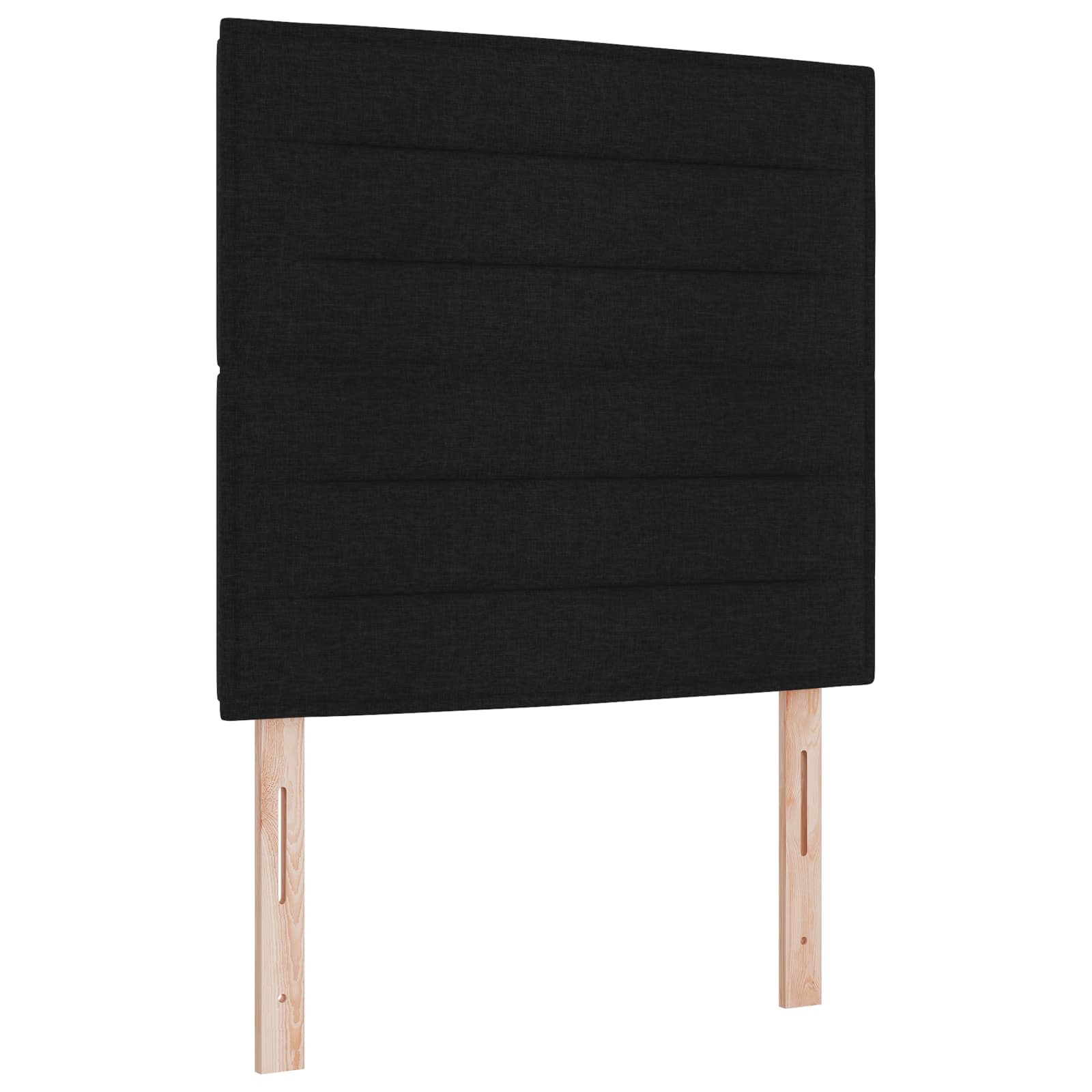 Boxspringbett 120x200 cm mit Taschenfederkern Matratze, Schwarz