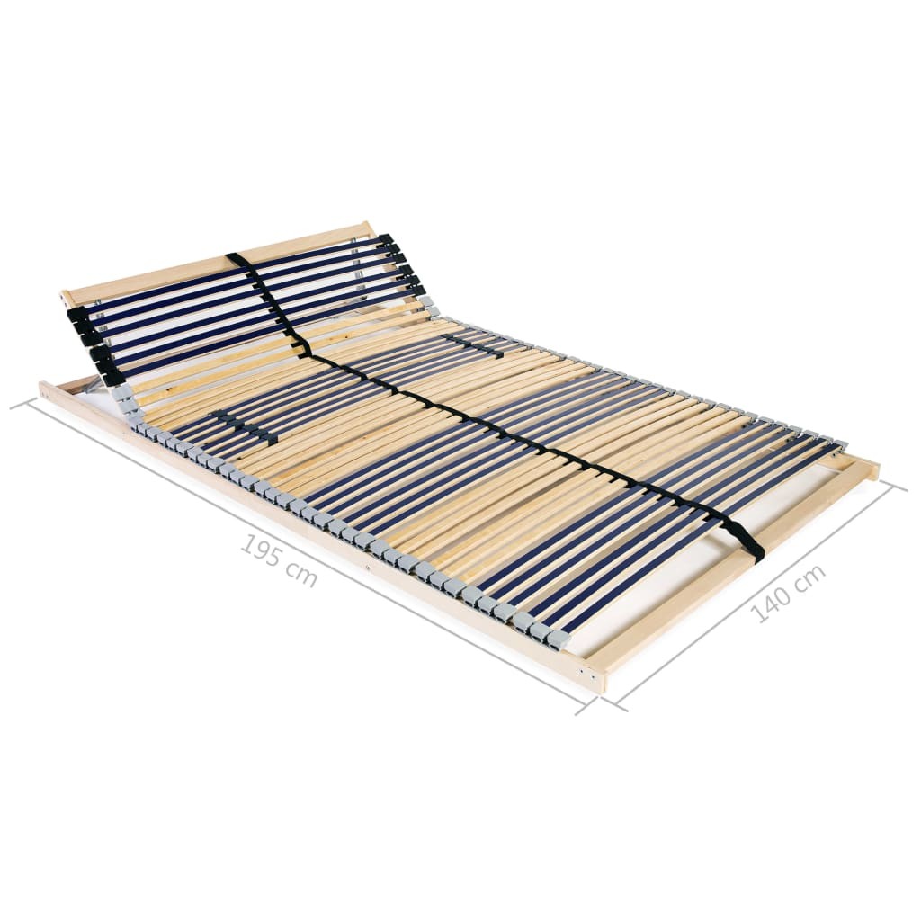 tinkaro Relax Lattenrost BETH 42 Latten 7 Zonen 140 x 200 cm Bettrost Kopfteil verstellbar