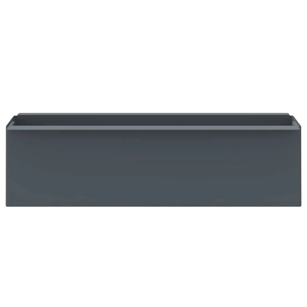 Pflanzkasten für Europaletten 12 Stk. Grau 36x13,5x9,5 cm PP
