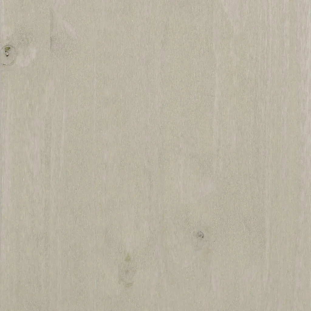 Highboard HAMAR Weiß 60x35x180 cm Massivholz Kiefer