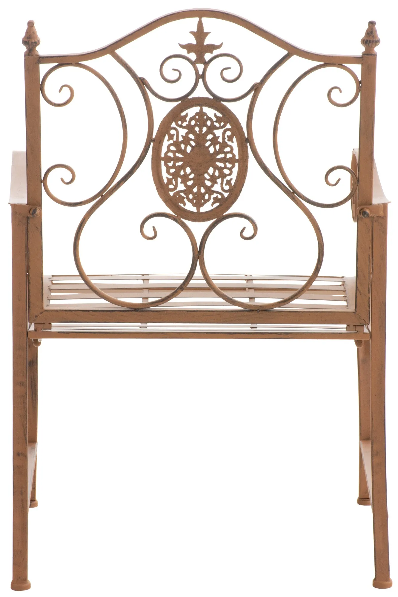 Gartenstühle Punjab 2er Set 94x62x53 cm antik braun