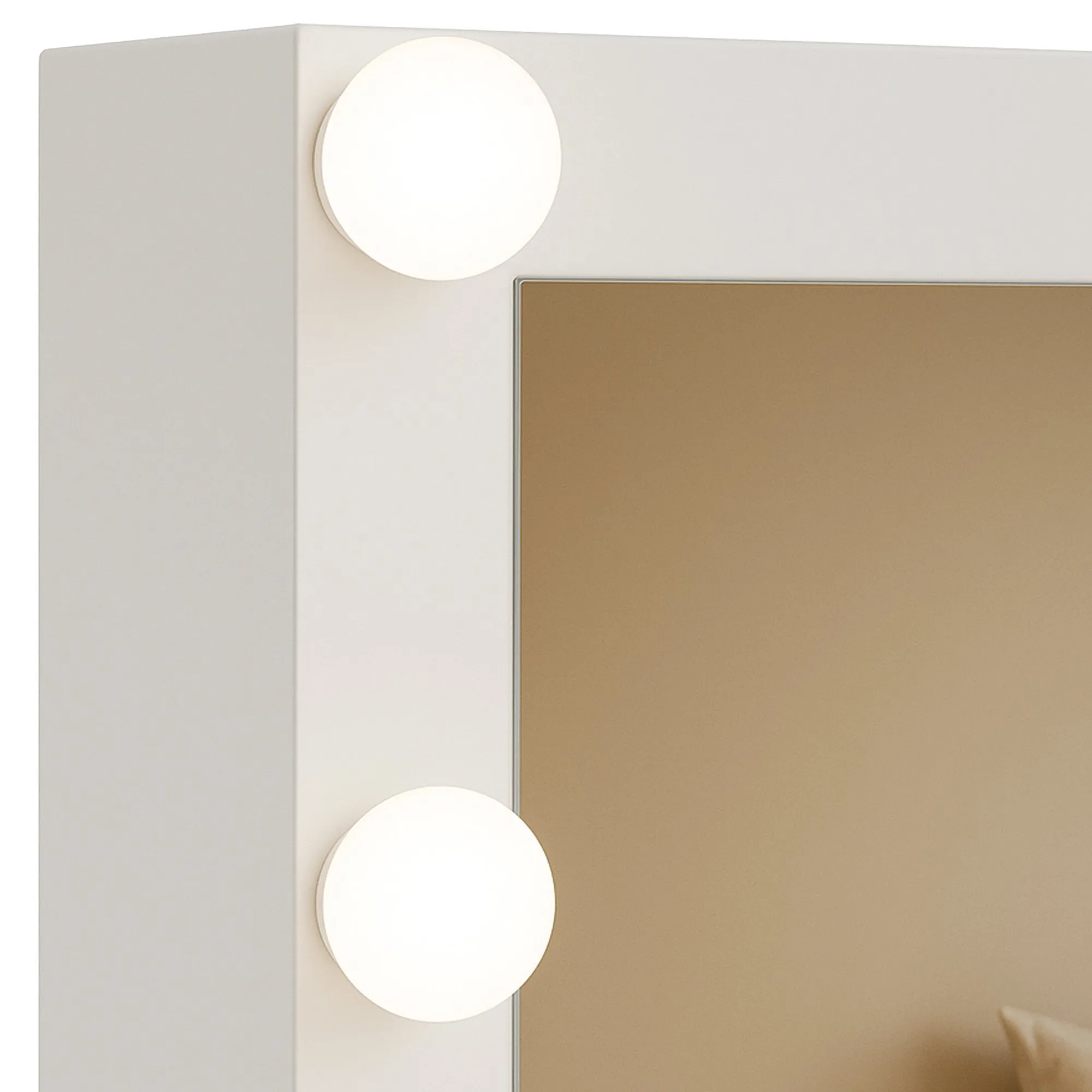 Schminktisch Ginny 110x55x135 cm weiß