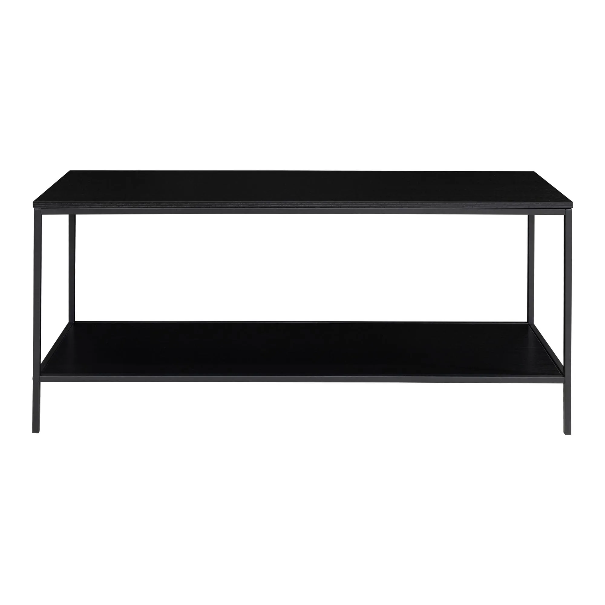 tinkaro Vita TV-Board 2 Regalböden 100x36x45 cm Schwarz