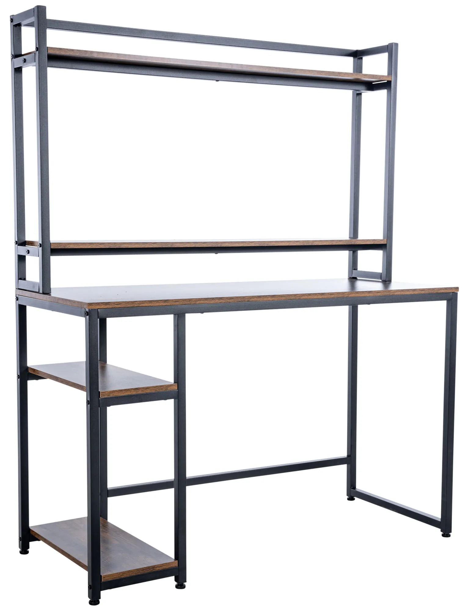 Schreibtisch Billings 120x50x150 cm schwarz/braun