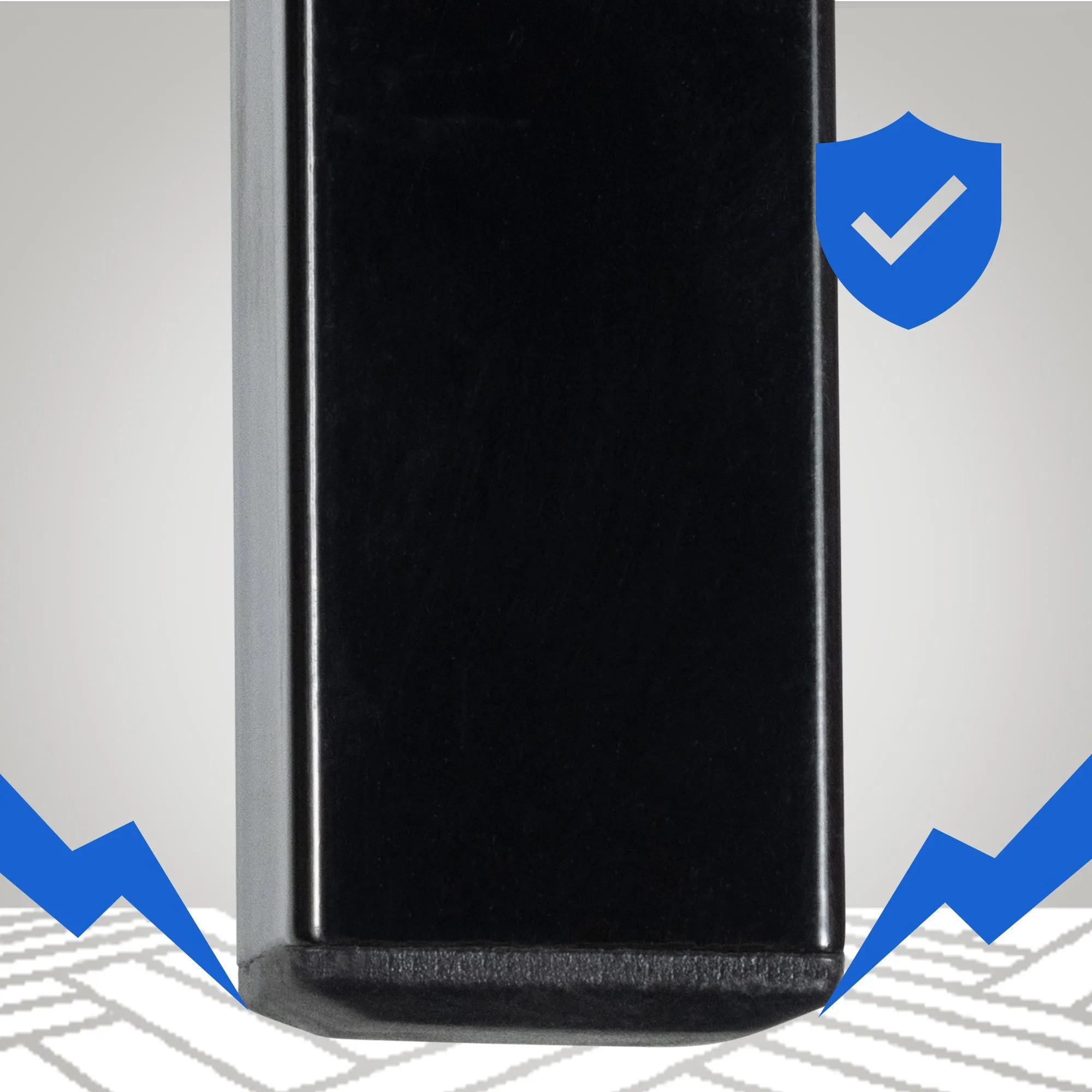 Metallbett Fargo 105,5 x 205,5 cm schwarz