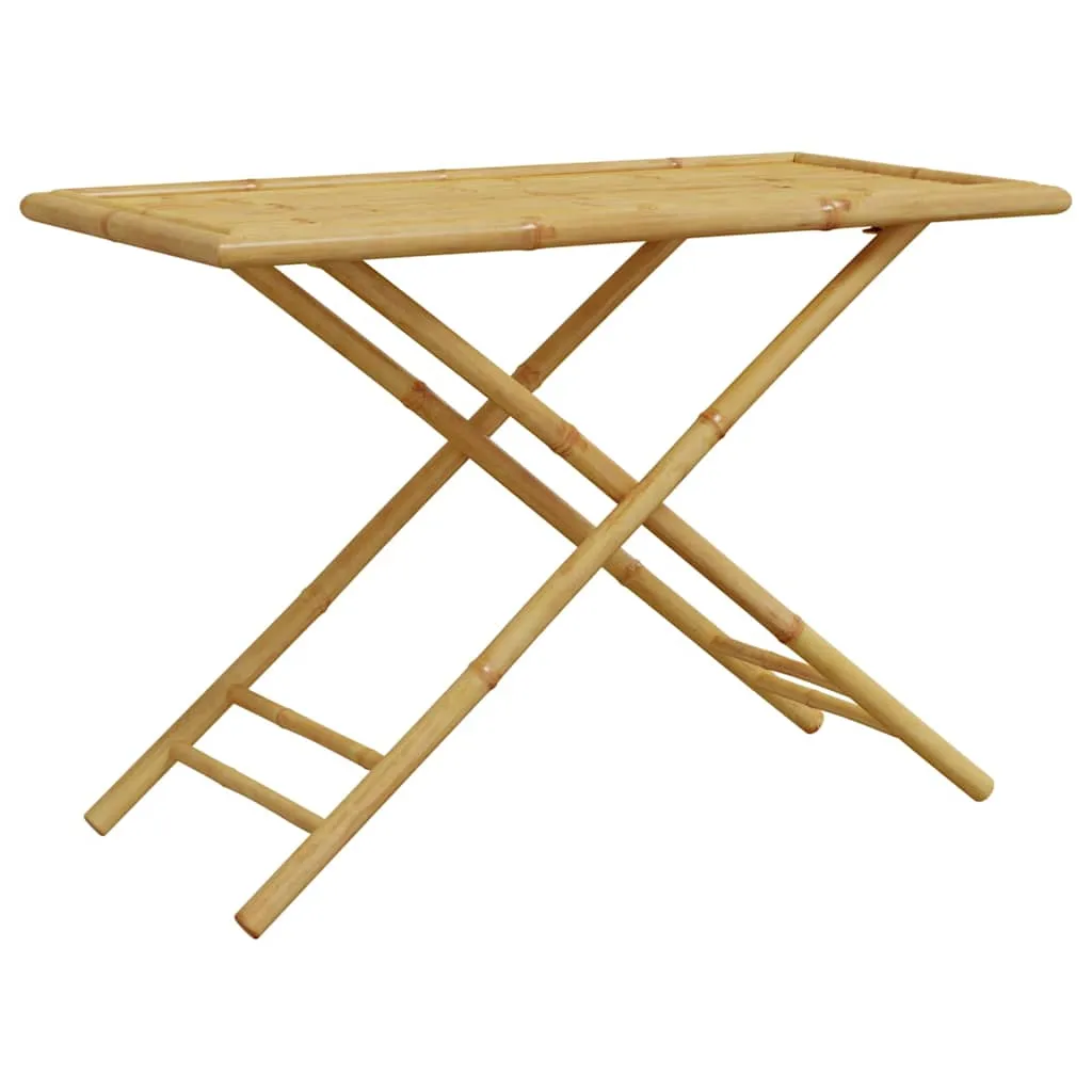 Klapptisch aus Massivholz 110 x 55 x 75 cm in natürlicher Farbe