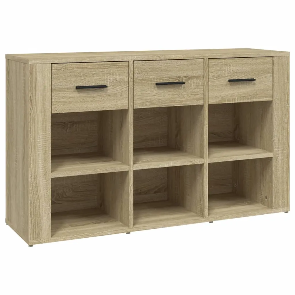 Sideboard Sonoma-Eiche 100x30x59,5 cm Holzwerkstoff