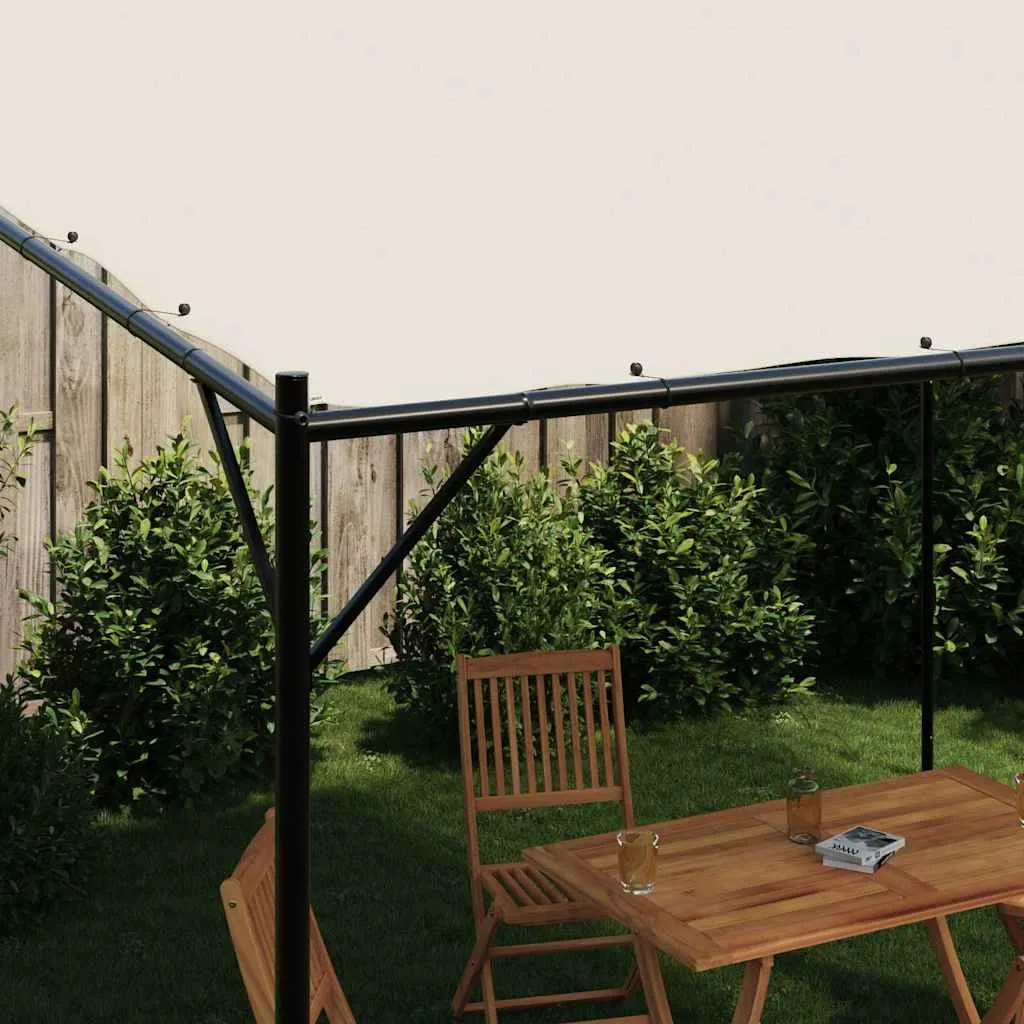 Eleganter Pavillon 4x4m in Weiß für Garten und Events