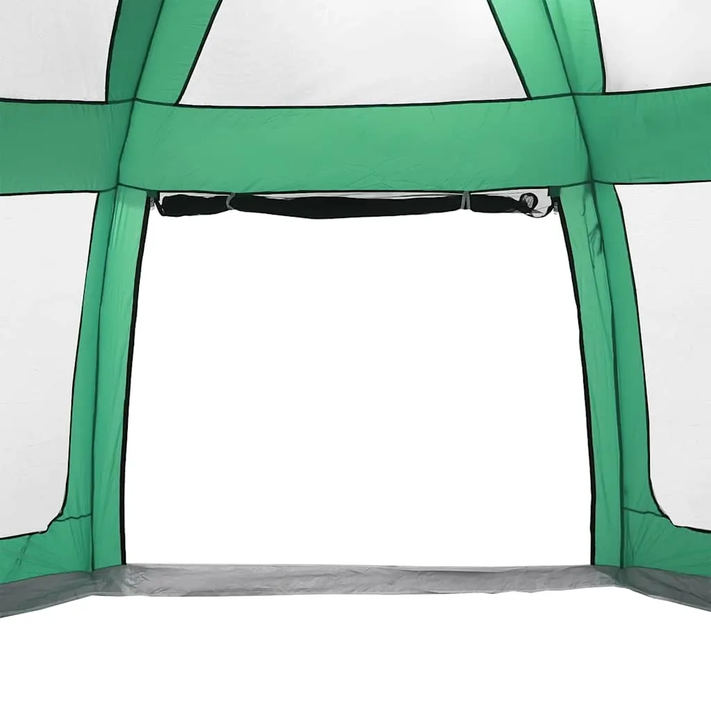 Poolzelt Meergrün 690x690x280 cm wasserdicht mit Abspannseilen