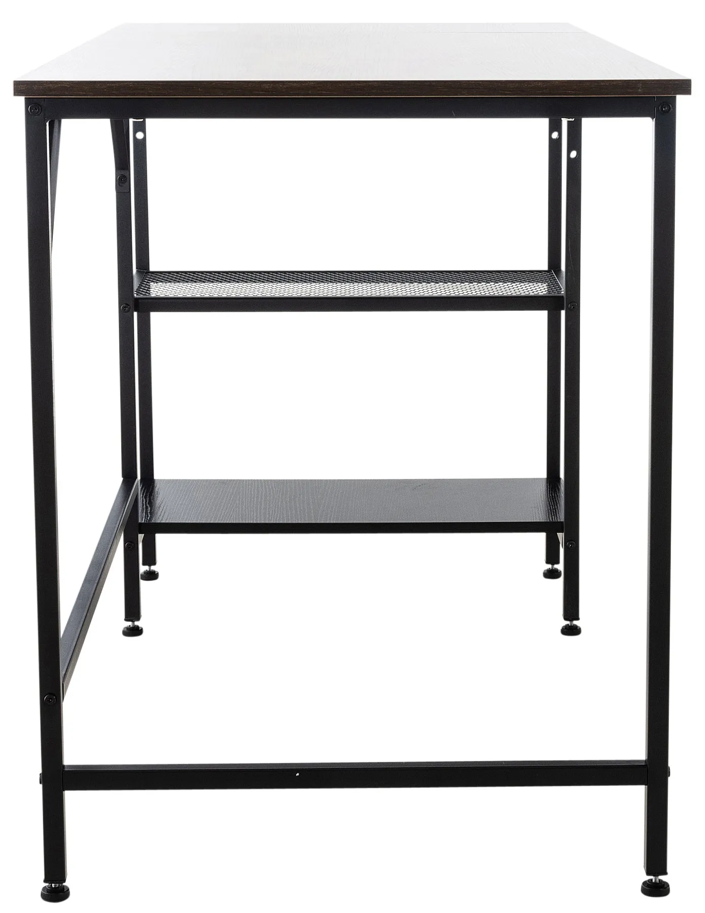 Schreibtisch Oviedo 120x60 cm schwarz/braun