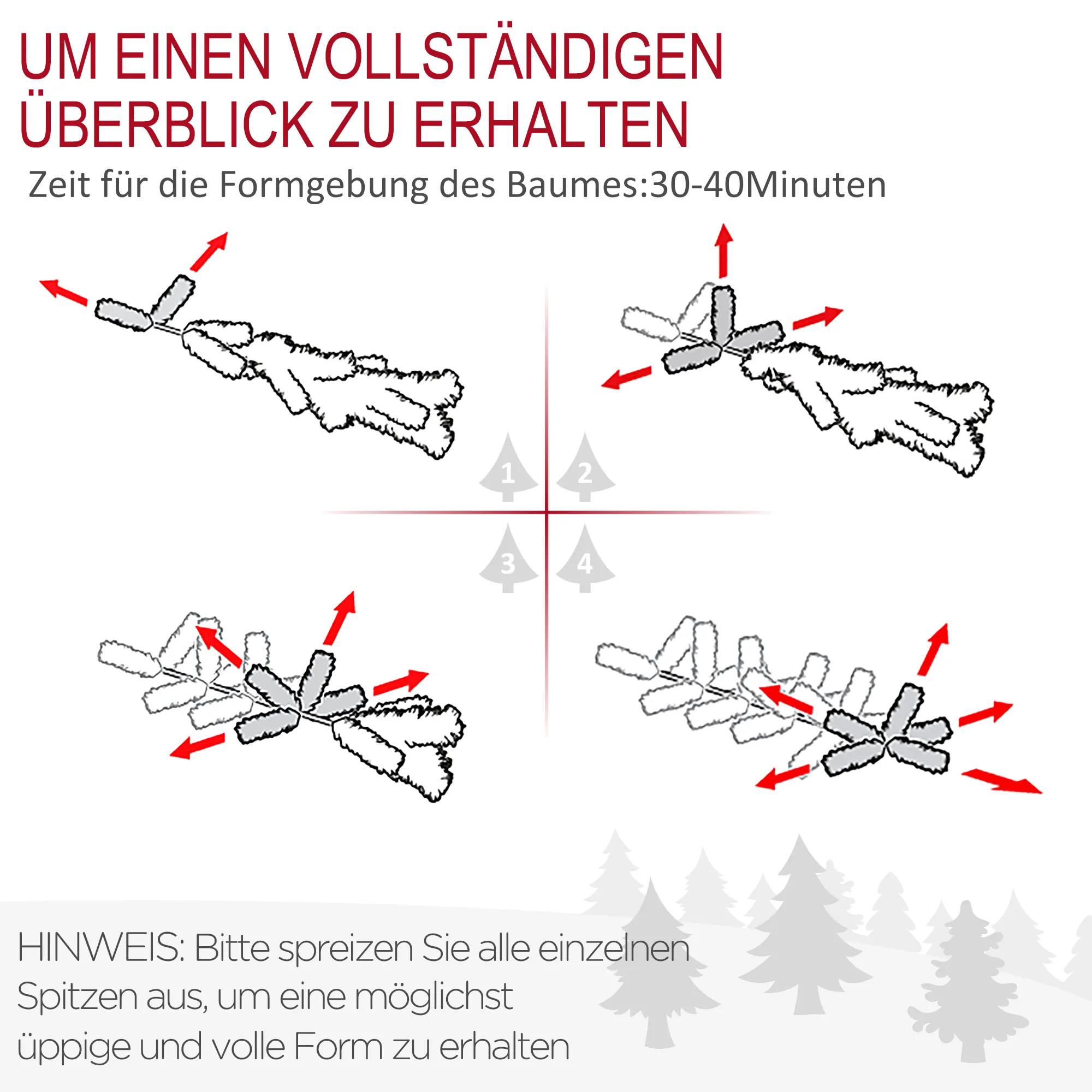 Kunsttanne Weihnachtsbaum realistisch PVC/PE, 180 cm, Grün