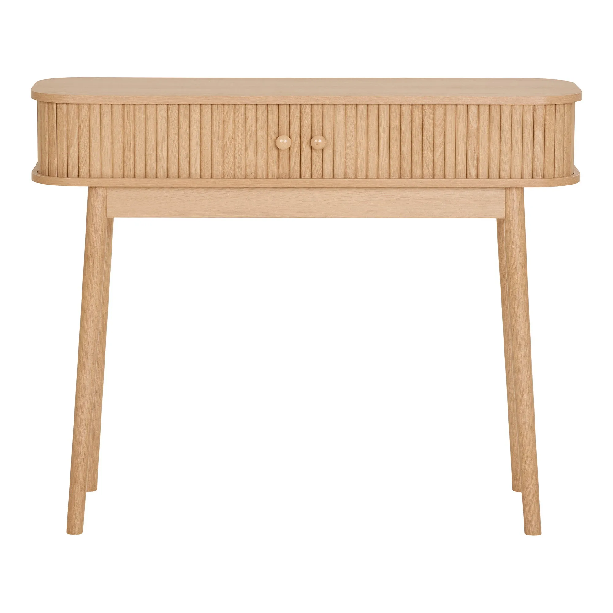 tinkaro Nikko Konsolentisch 2 Türen 100x30x80 cm Natur