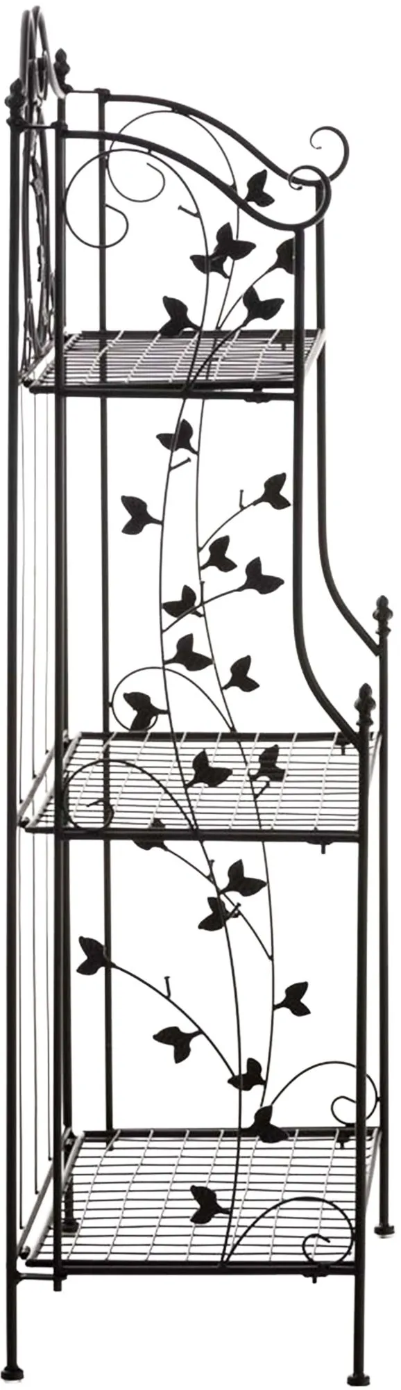 Standregal Reus 118x58x33 cm schwarz