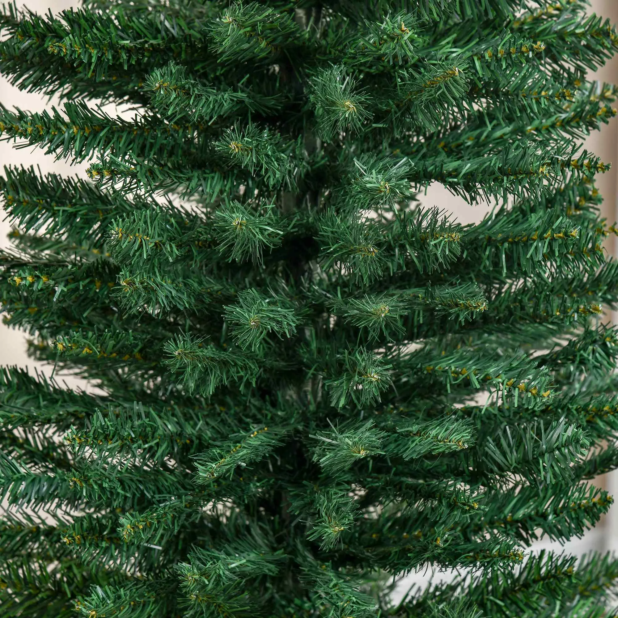 Künstlicher Weihnachtsbaum Tanne 2,1 m Kunststoff Grün mit Ständer