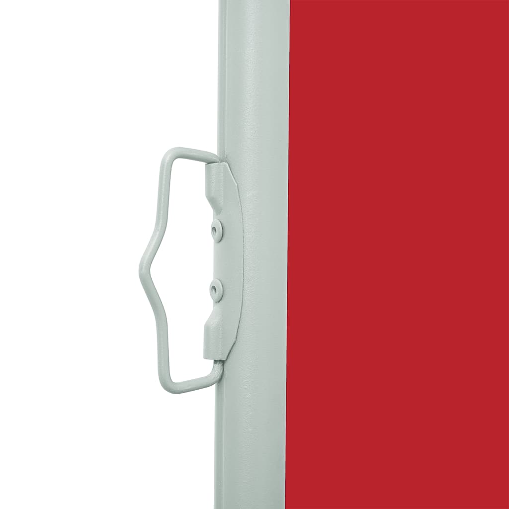 Garten-Seitenmarkise 300x120 cm in Grüngrau und Rot