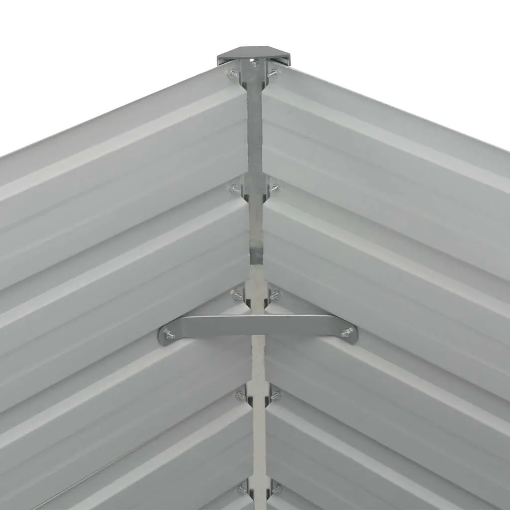 Modernes rechteckiges Hochbeet 160 x 80 x 77 cm in Braun