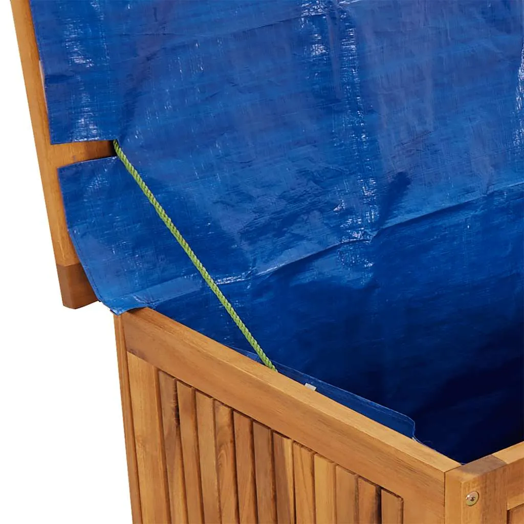 Gartenbox aus Echtholz mit Ölfinish 60x50x58/106 cm, braun