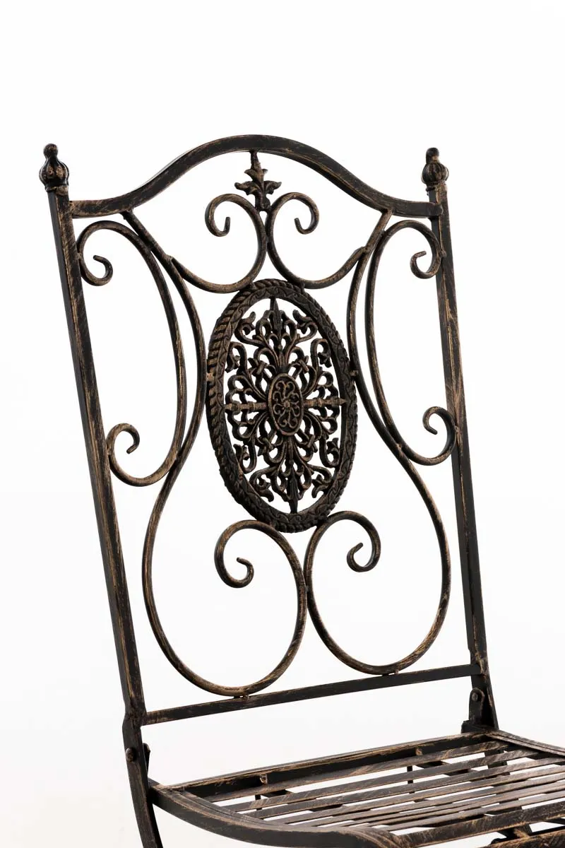 Sitzgruppe Aldeano 91,5x42x49 cm Bronze