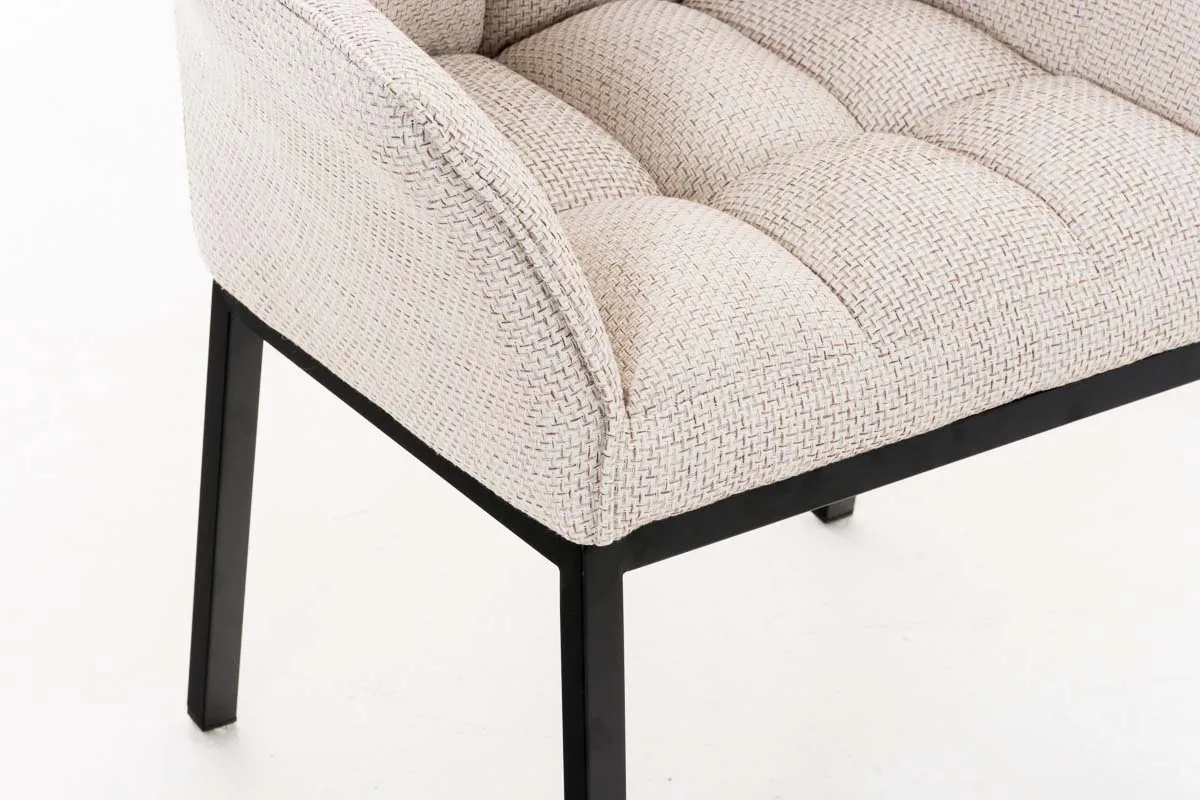 Esszimmerstuhl Octavia 63x67x78 cm elfenbein