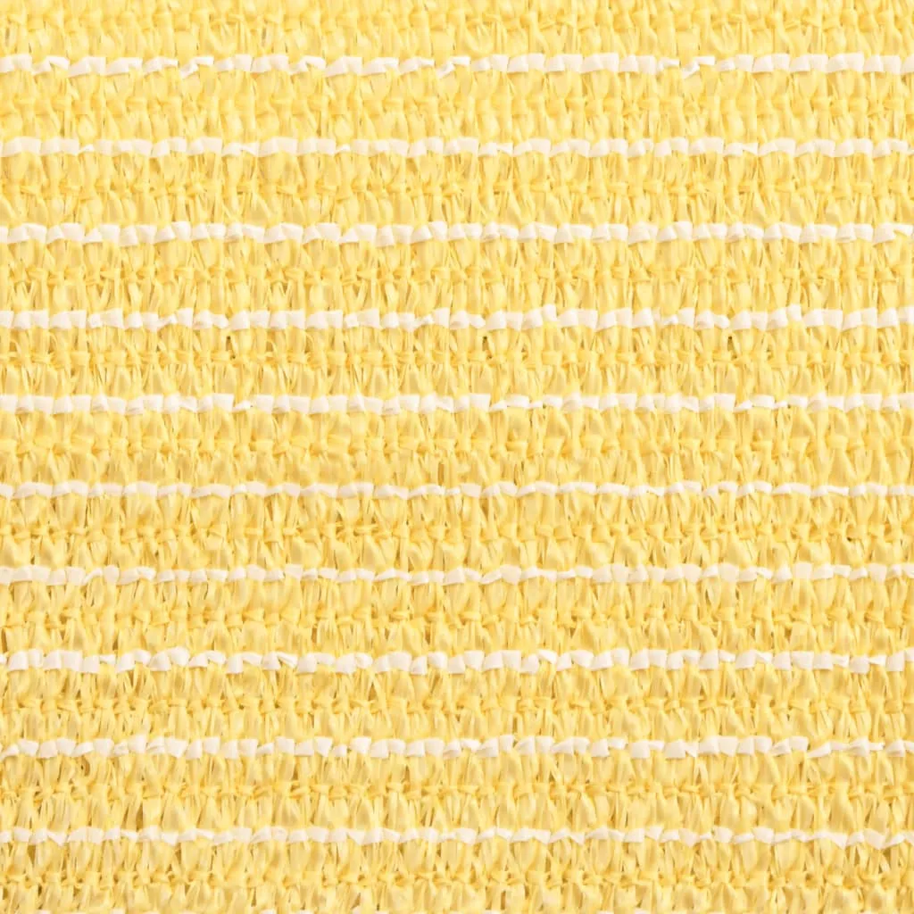 Beiges HDPE Sonnensegel 2,5 x 2,5 m, quadratisch
