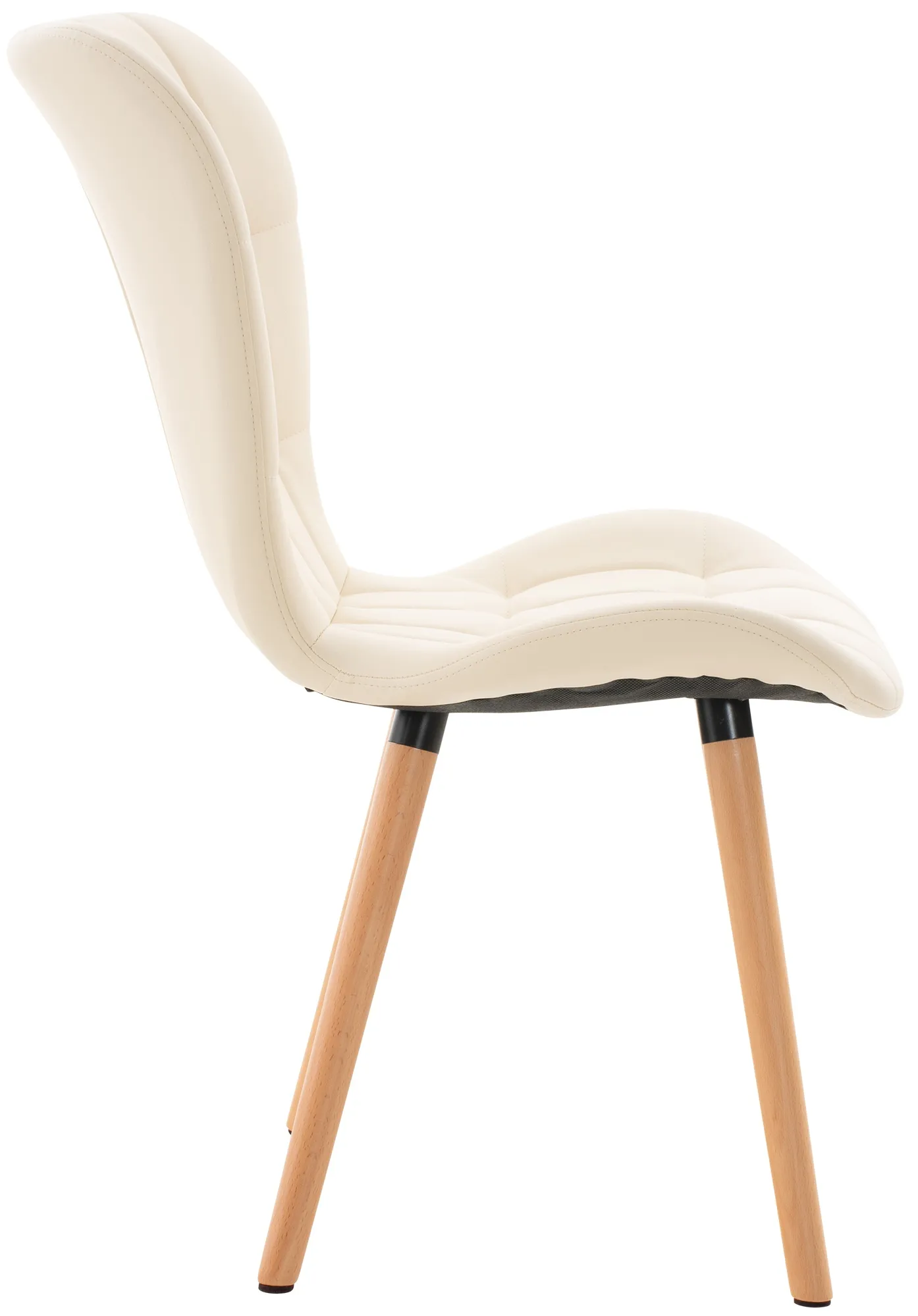 Esszimmerstuhl Elda 88x50x63 cm creme