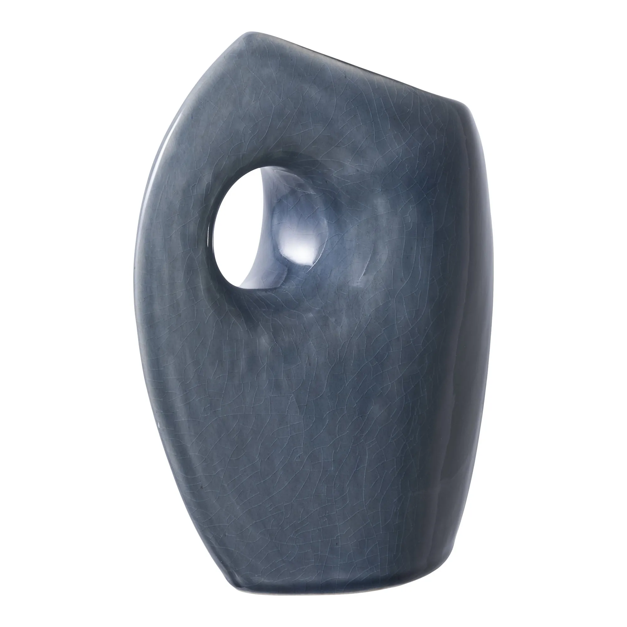 tinkaro Vase Keramik Blau