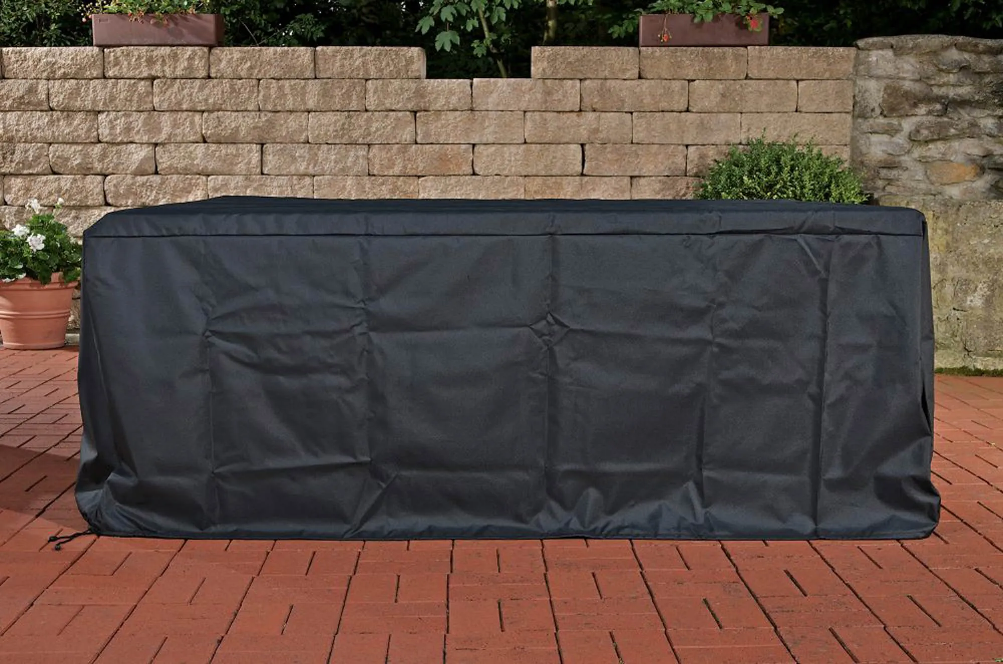Abdeckhaube 85x68x100 cm schwarz