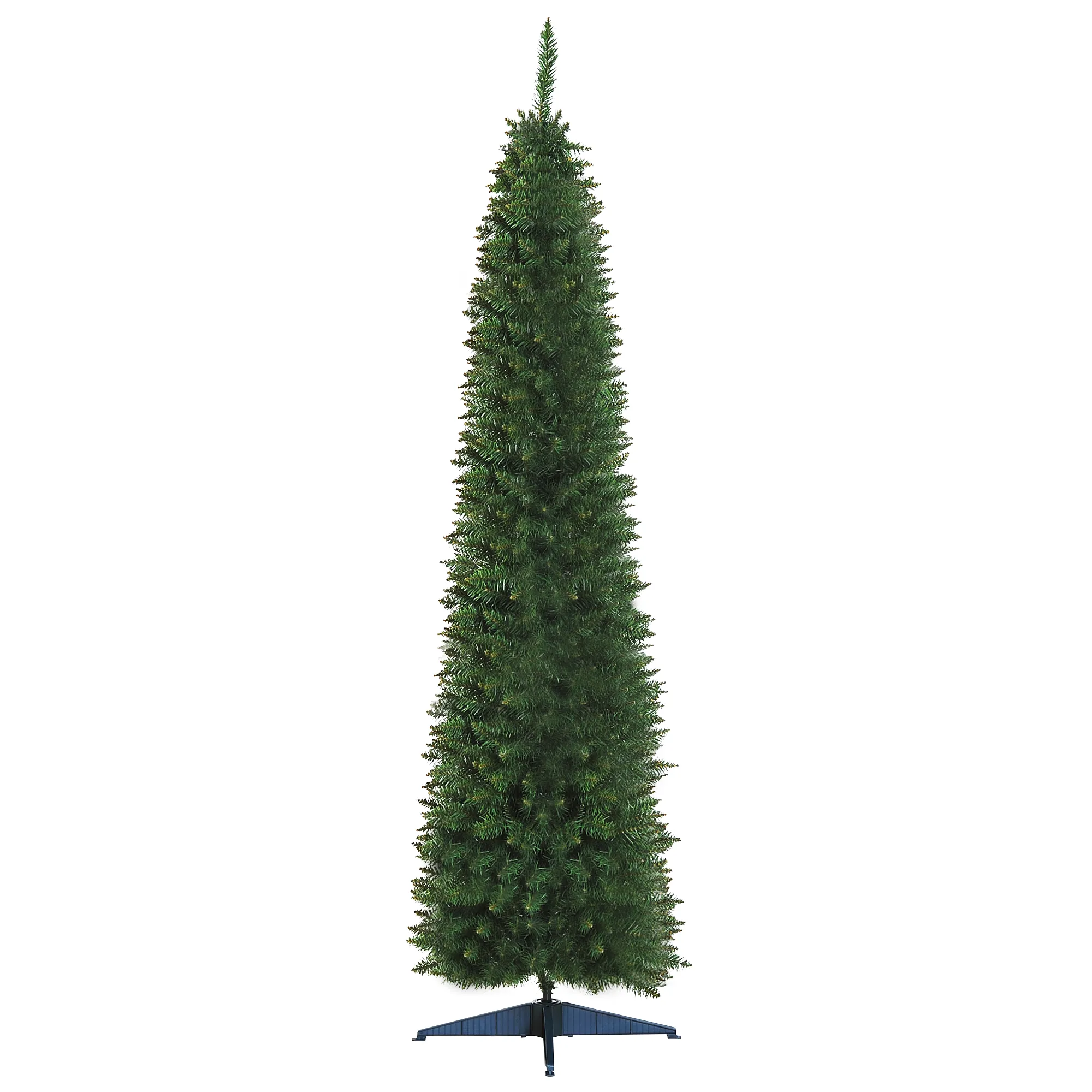 Künstlicher Weihnachtsbaum Tanne mit Ständer, 2,1 m, Grün