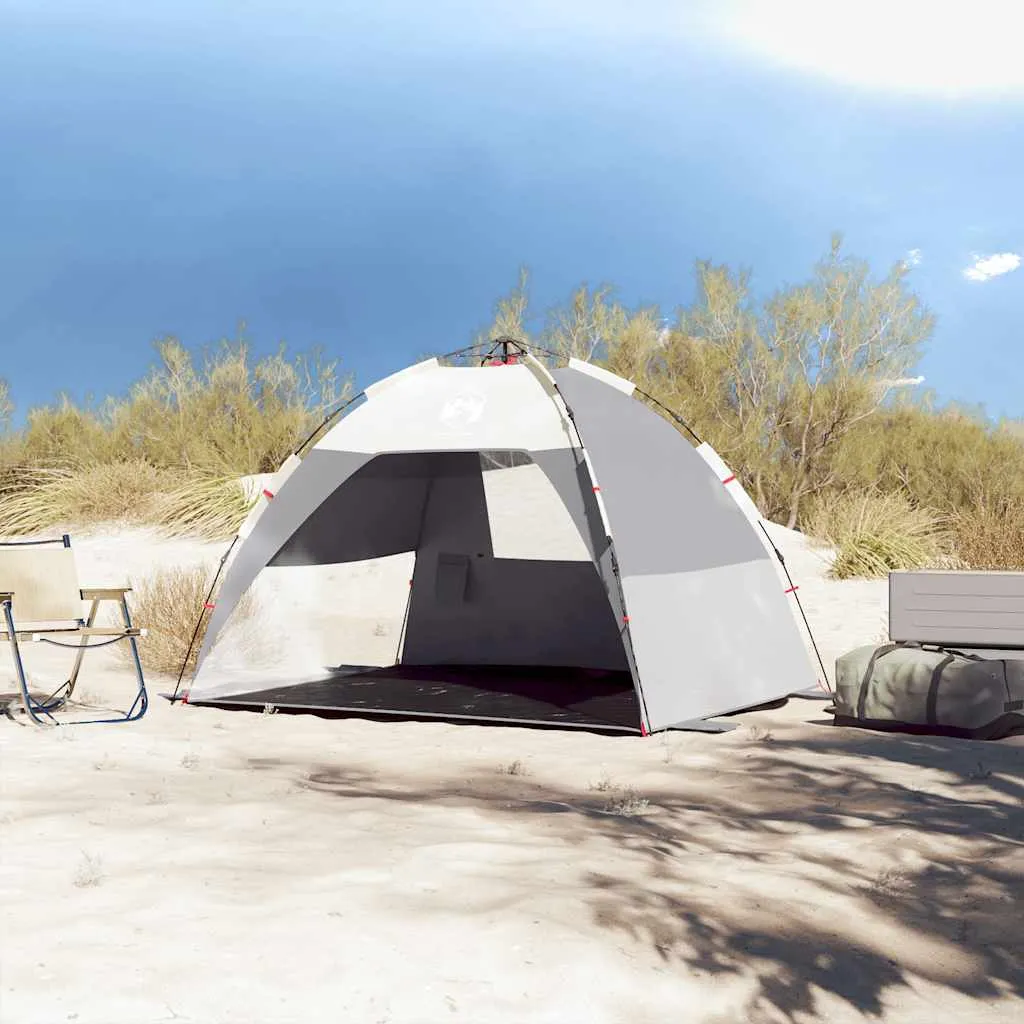 Grau Strandzelt 216 x 152 x 148 cm für 2 Personen