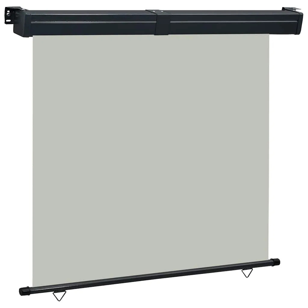 Seitenmarkise Grau 165 x 250 cm mit UV-beständigem Polyester
