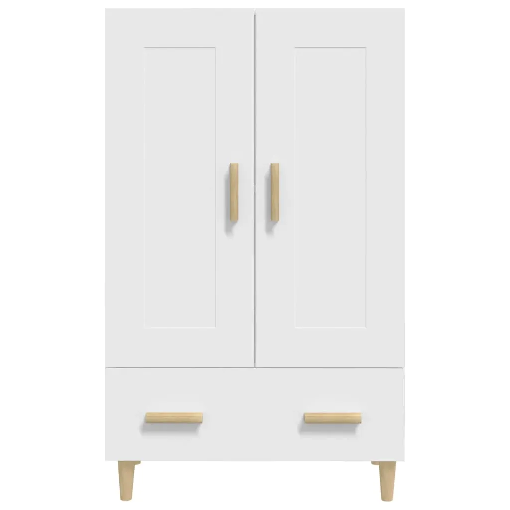 Highboard Weiß 70x31x115 cm Holzwerkstoff