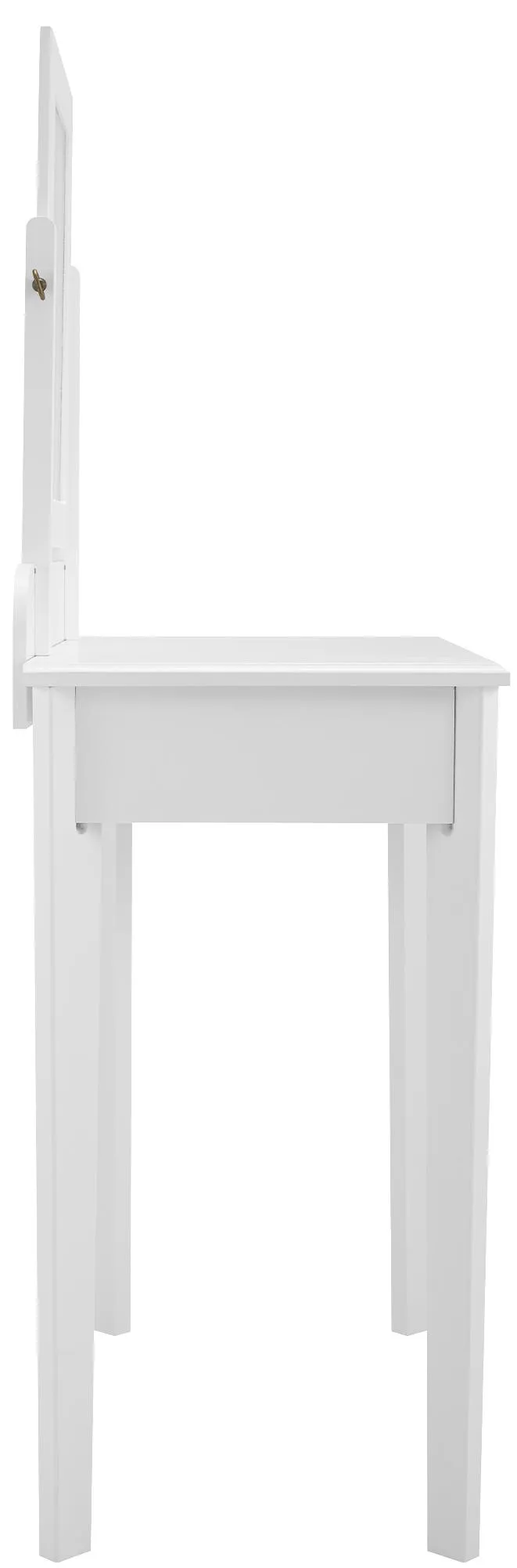 Schminktisch-Set Velia 73x42x130 cm weiß