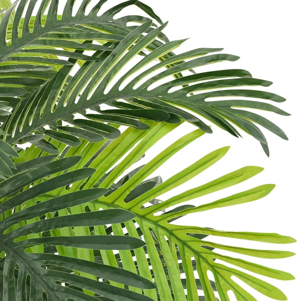 Künstliche Cycas-Palme 80-90 cm Grün mit Massivholz und Kunststoff