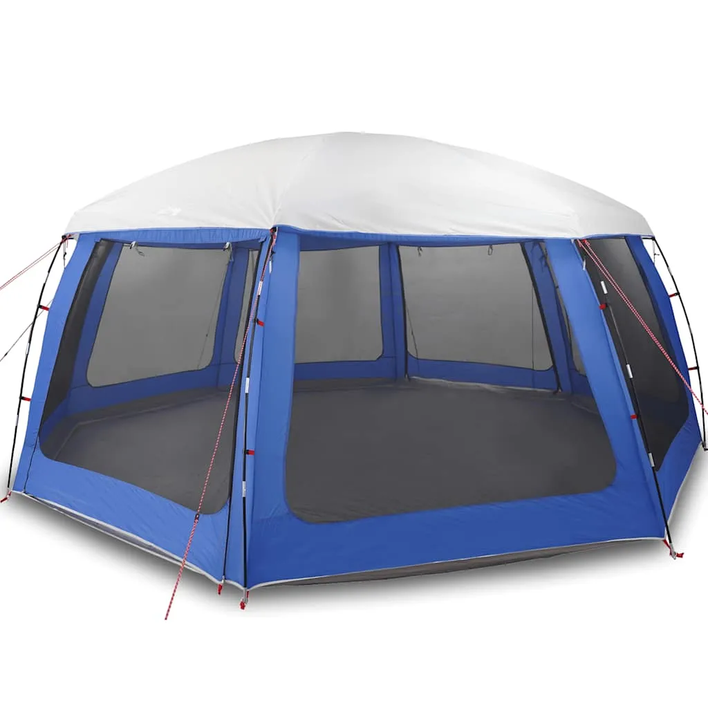 Poolzelt Azurblau 690x690x280 cm mit abnehmbarem Überzelt