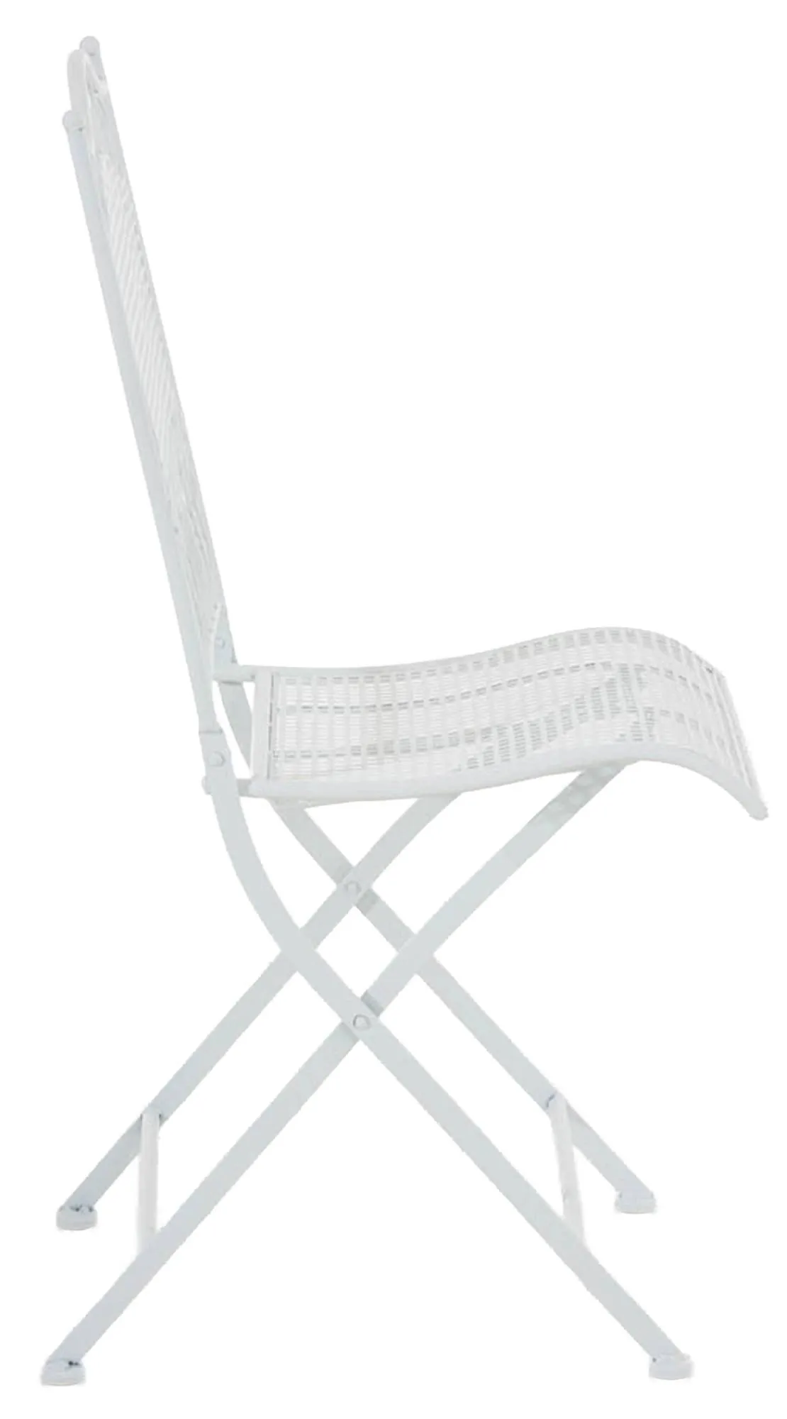 Gartenstühle Kiran 2er Set 91x41x50 cm weiß
