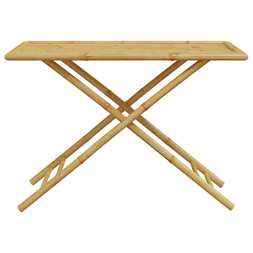 Klapptisch aus Massivholz 110 x 55 x 75 cm in natürlicher Farbe