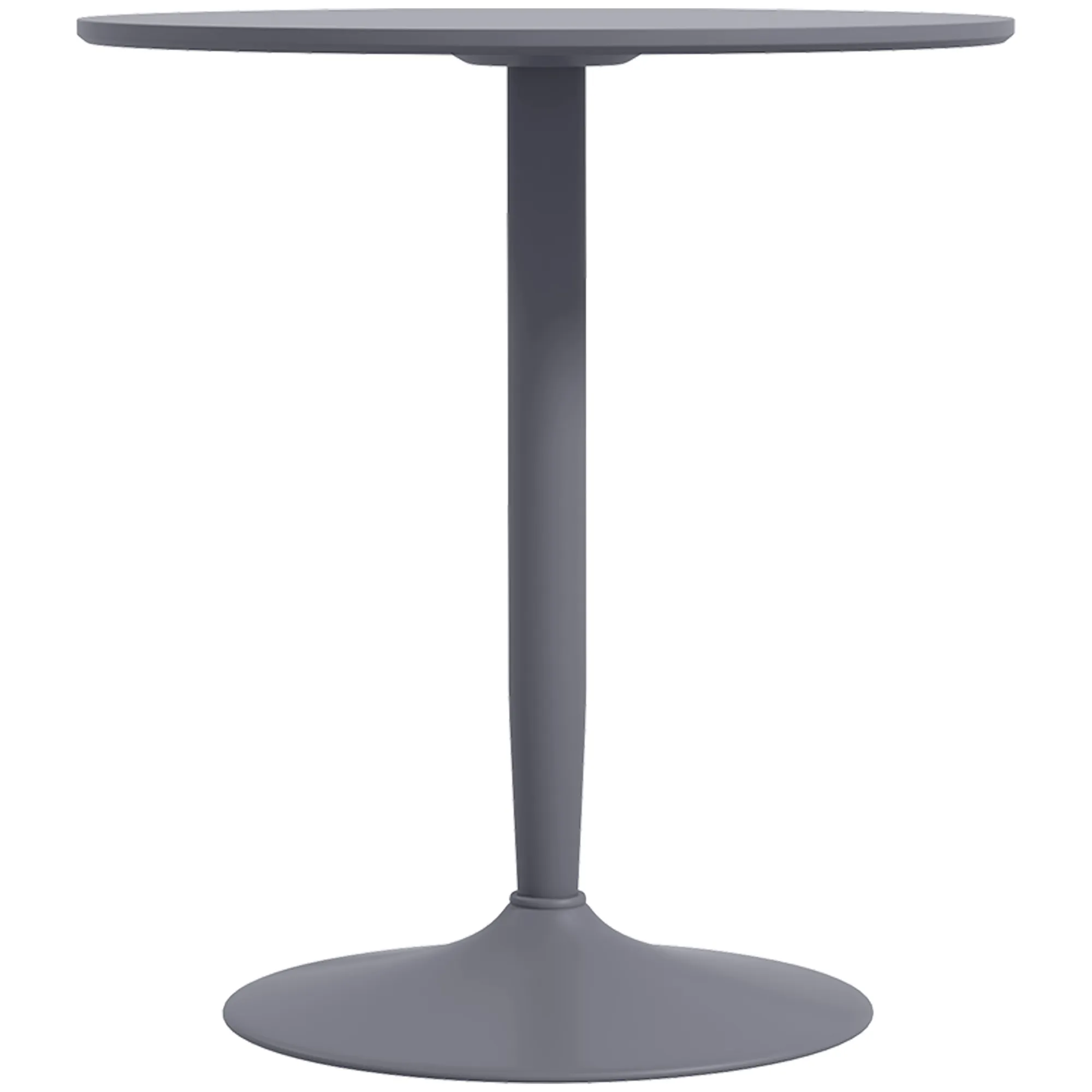 Runder Esstisch Ø70 cm in Grau für 2 Personen